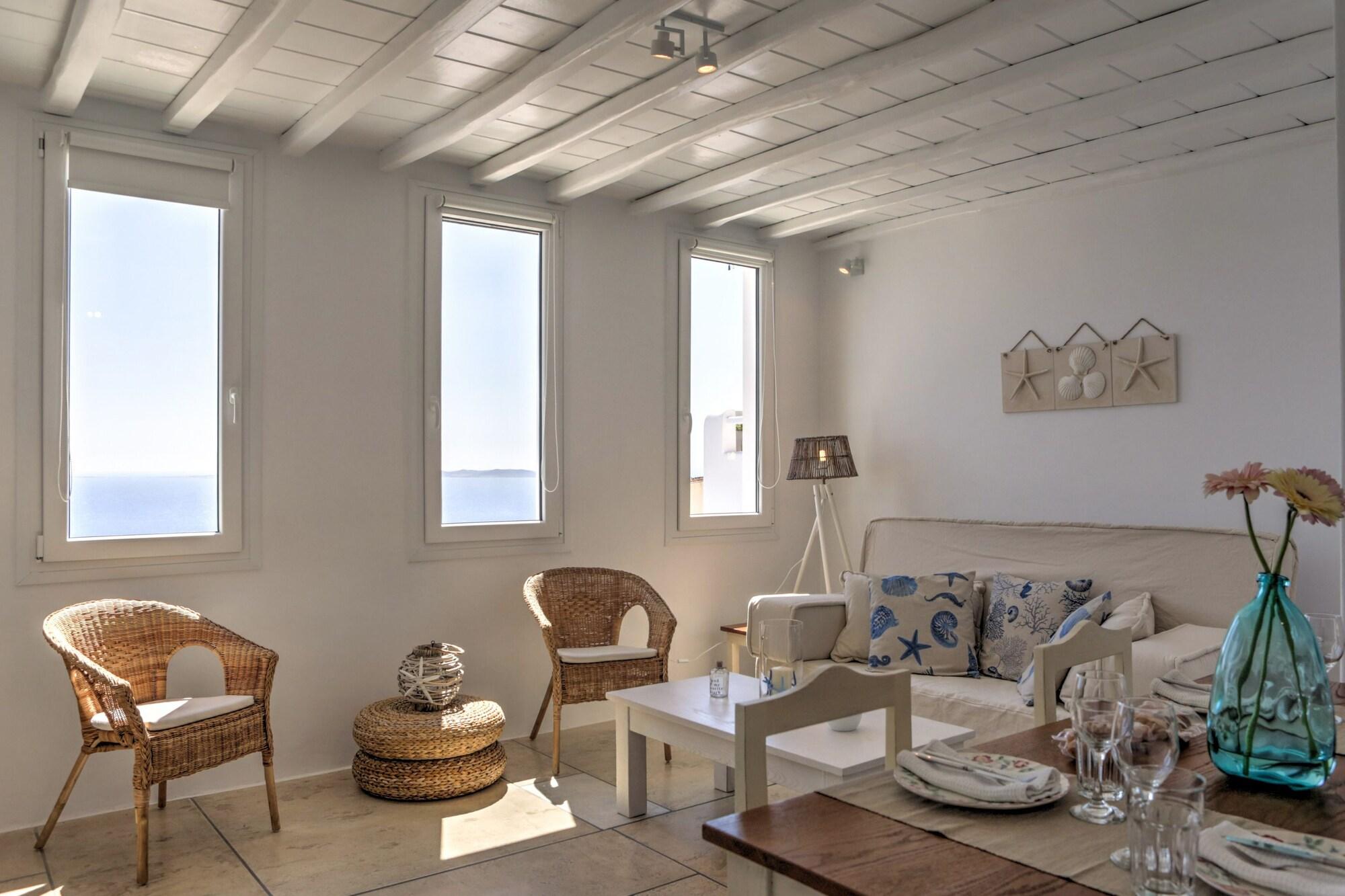 La Maison Blanche Agios Stefanos  Bagian luar foto
