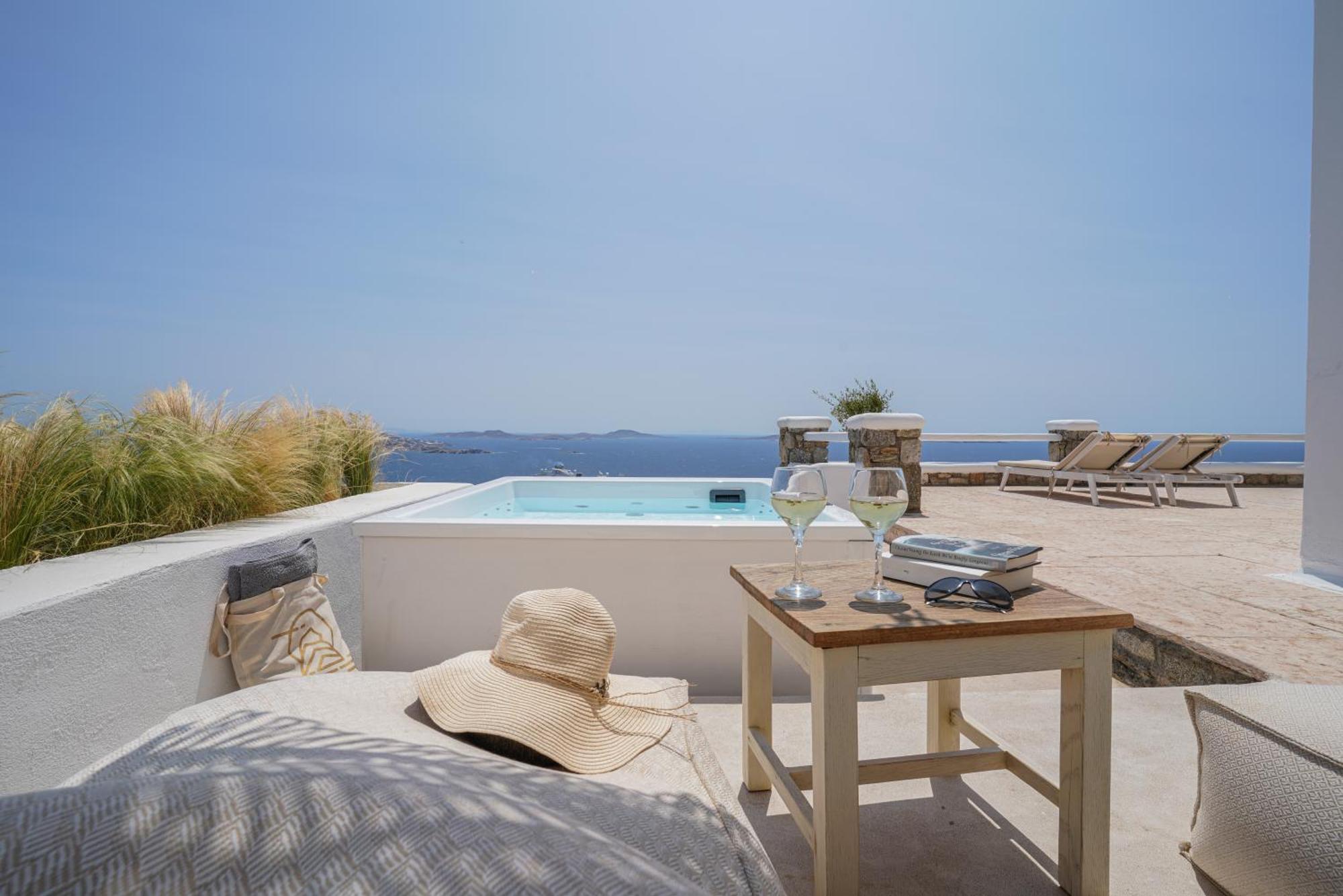 La Maison Blanche Agios Stefanos  Bagian luar foto