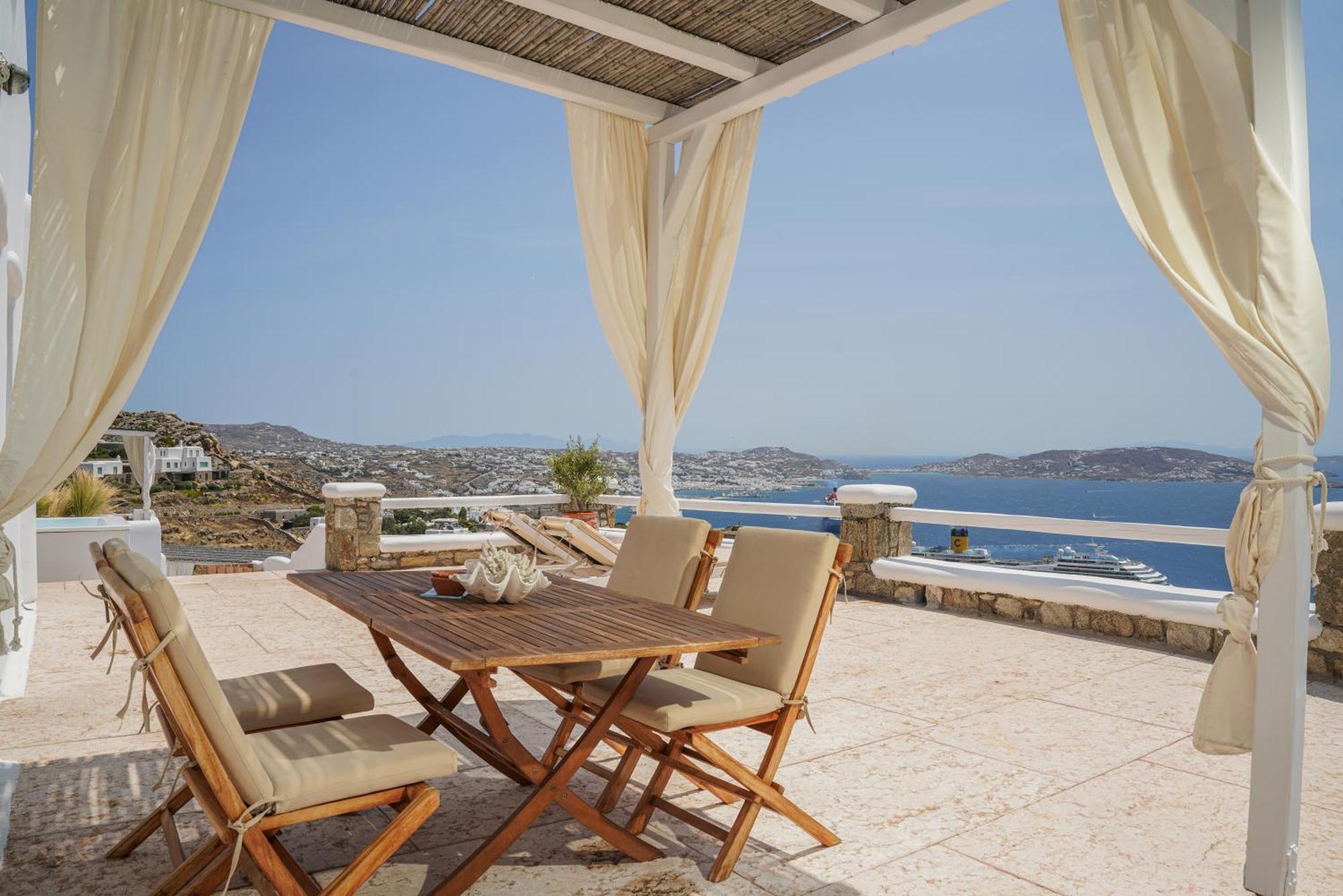 La Maison Blanche Agios Stefanos  Bagian luar foto