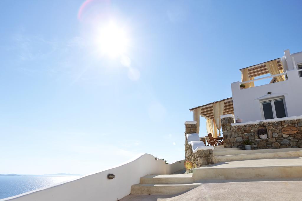 La Maison Blanche Agios Stefanos  Bagian luar foto