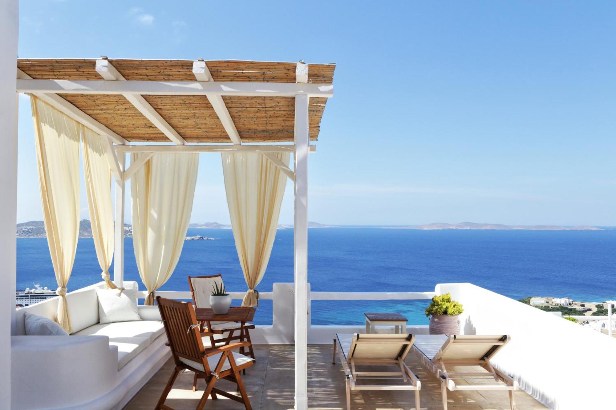 La Maison Blanche Agios Stefanos  Bagian luar foto